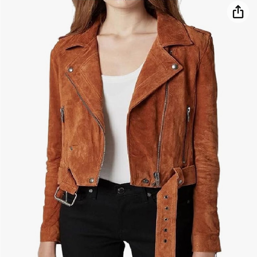 Blank nyc suede moto jacket